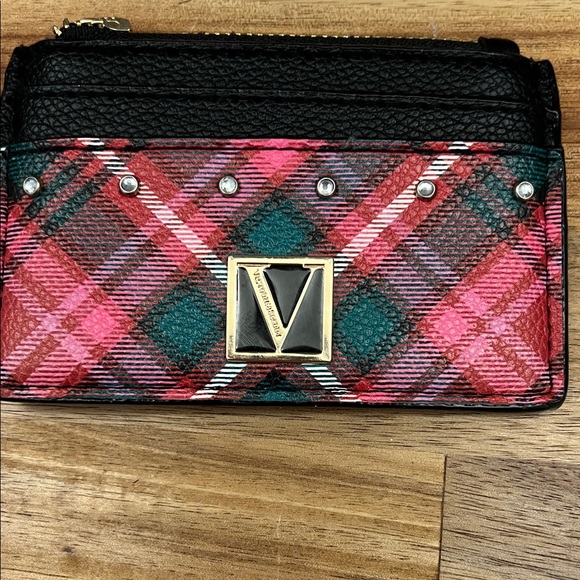 Victoria's Secret Plaid Wallet with Gold Accents - Picture 5 of 5